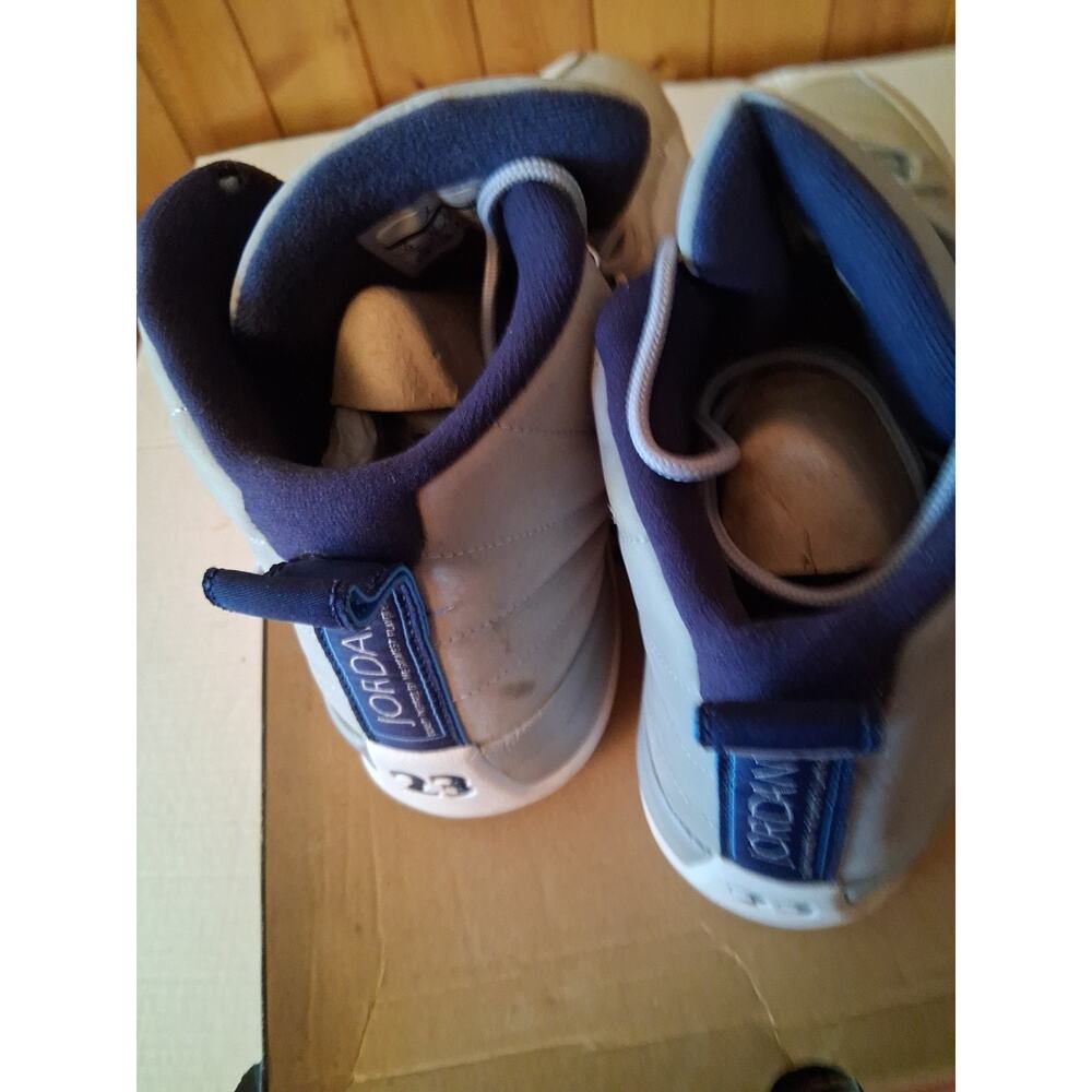 Jordan Air Jordan 14 Retro Grey University Blue High Top 130690-007 - Picture 5 of 8